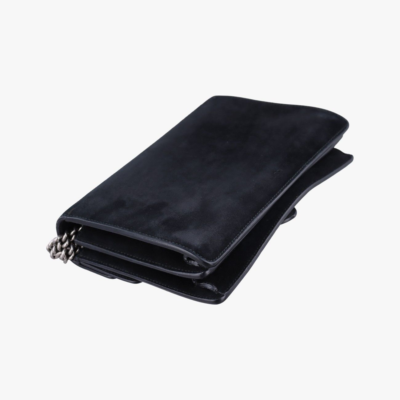 Gucci Black Suede Leather Messenger Bag — view 7