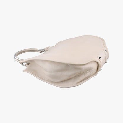 Dior Dio 61 Bo White Leather Handbag — view 7