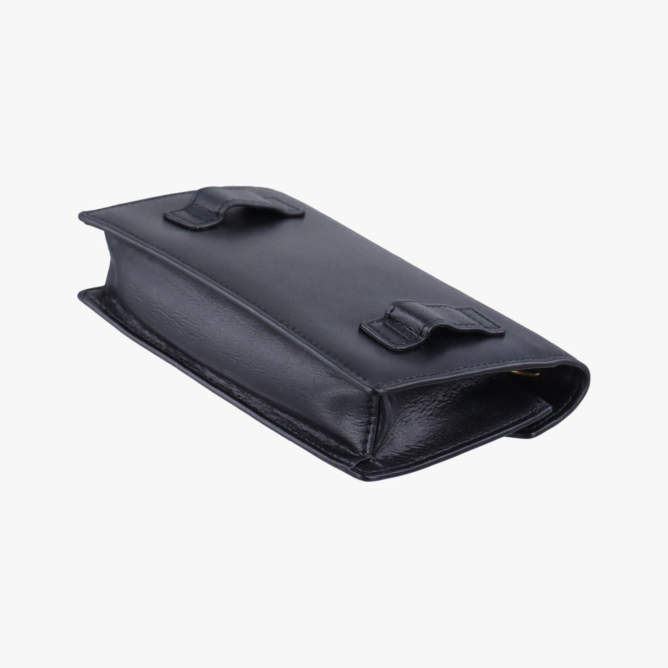 Fendi Black Leather Messenger Bag — view 6