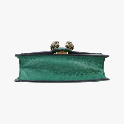 Gucci Green Leather Messenger Bag — view 3