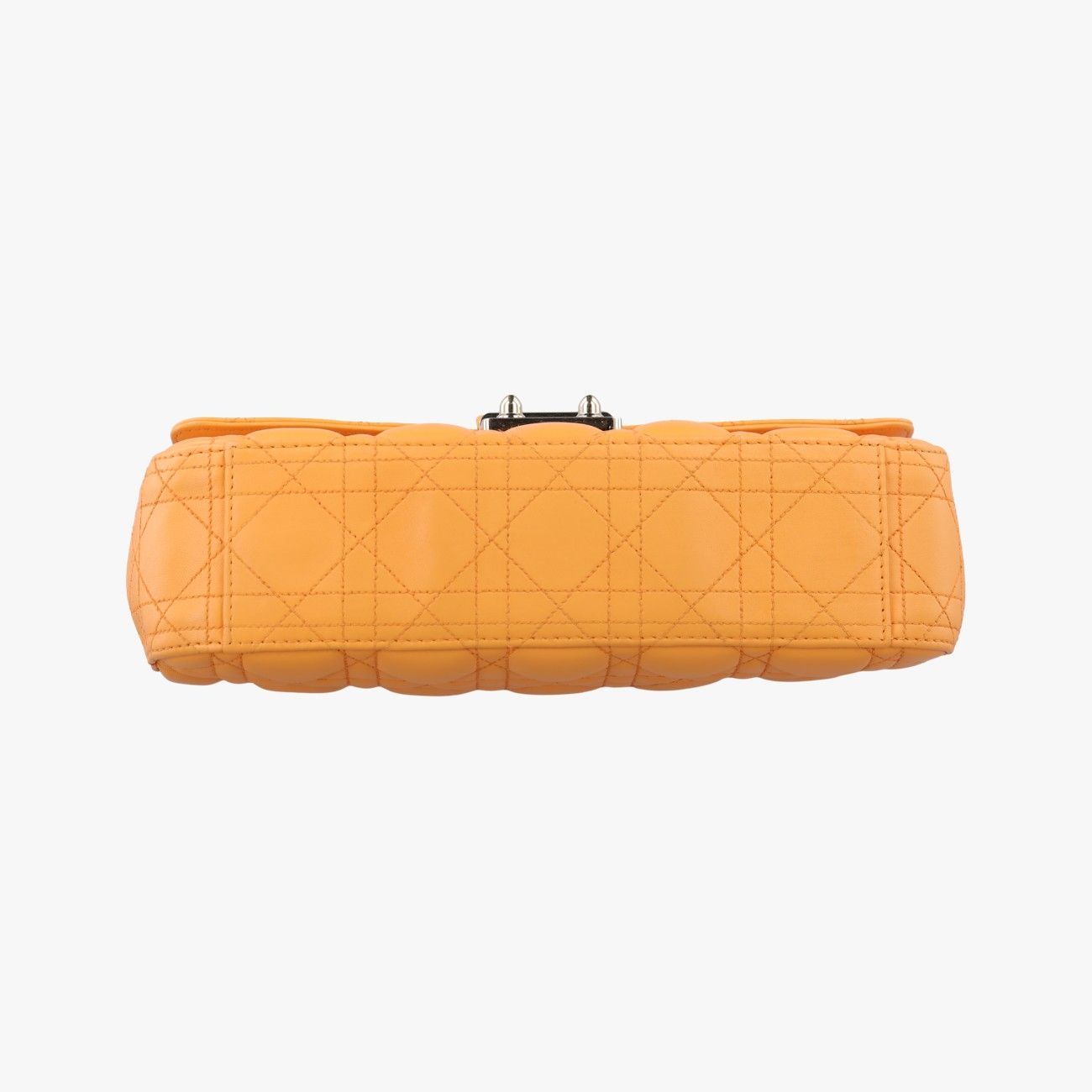 Dior Dio Cannage Yellow Lambskin Messenger Bag — view 3