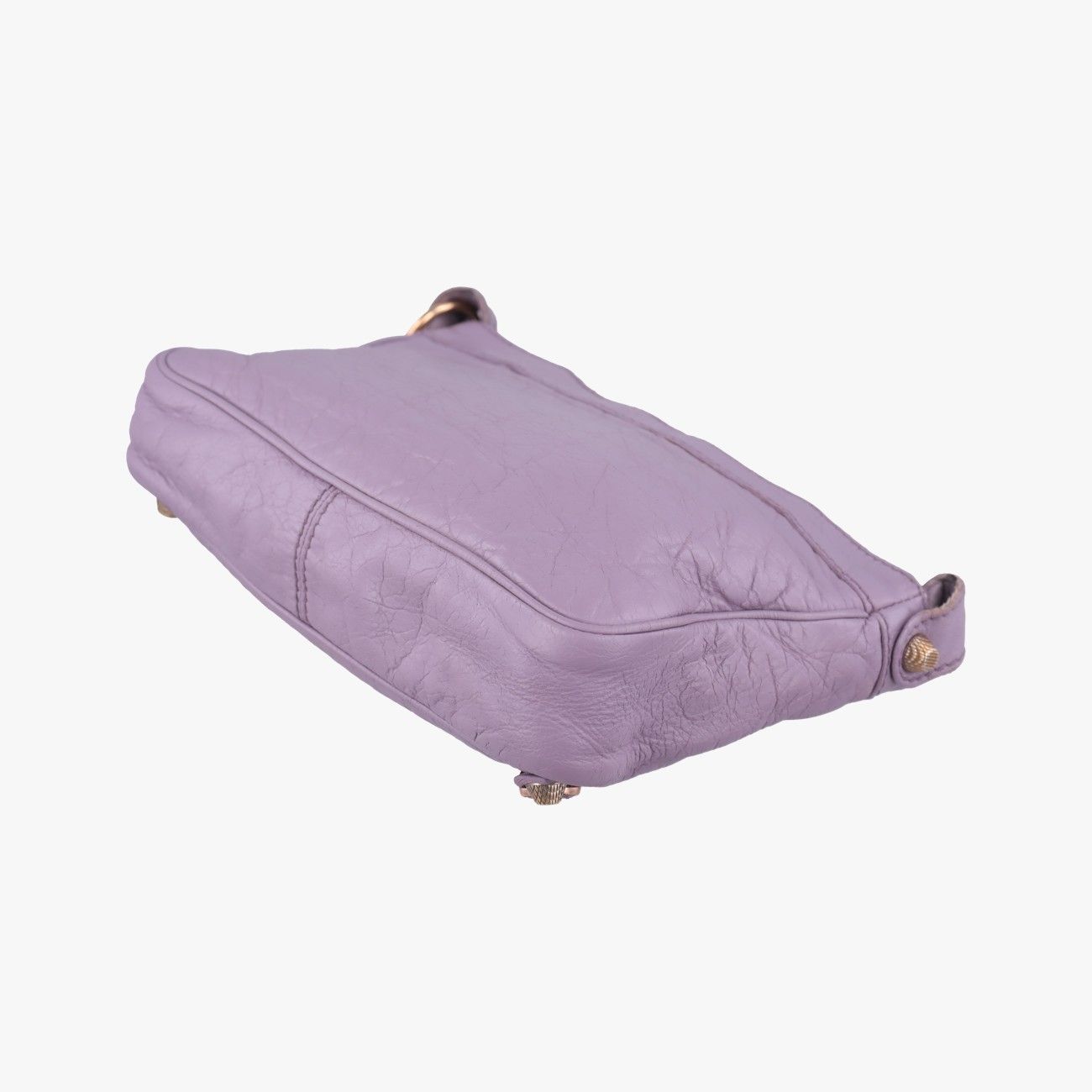 Balenciaga Purple Lambskin .5425 Messenger Bag — view 6