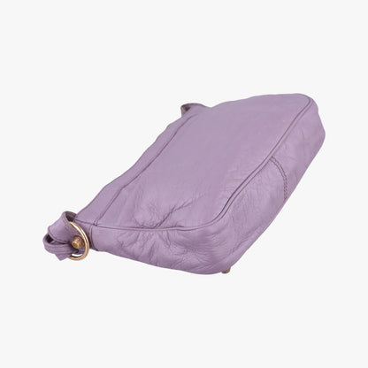 Balenciaga Purple Lambskin .5425 Messenger Bag — view 7