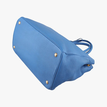 Prada Tote Blue Leather 64 — view 6