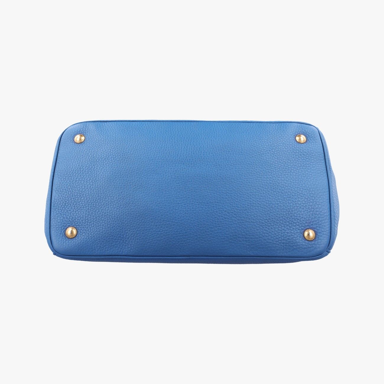 Prada Tote Blue Leather 64 — view 3