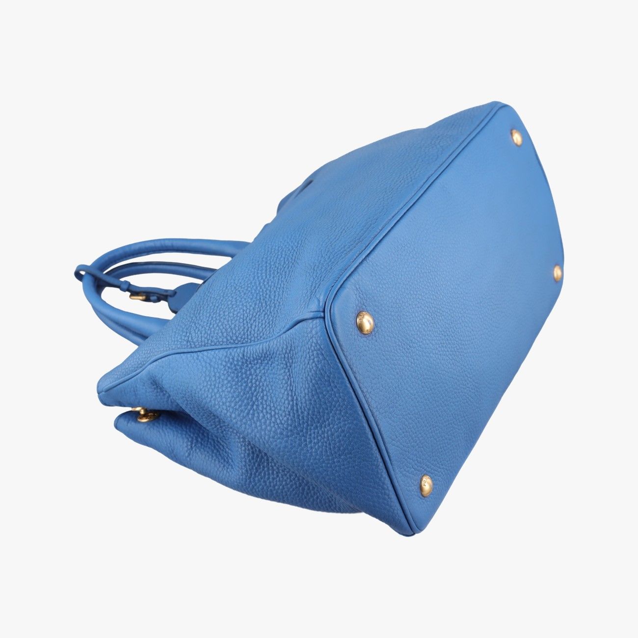Prada Tote Blue Leather 64 — view 5
