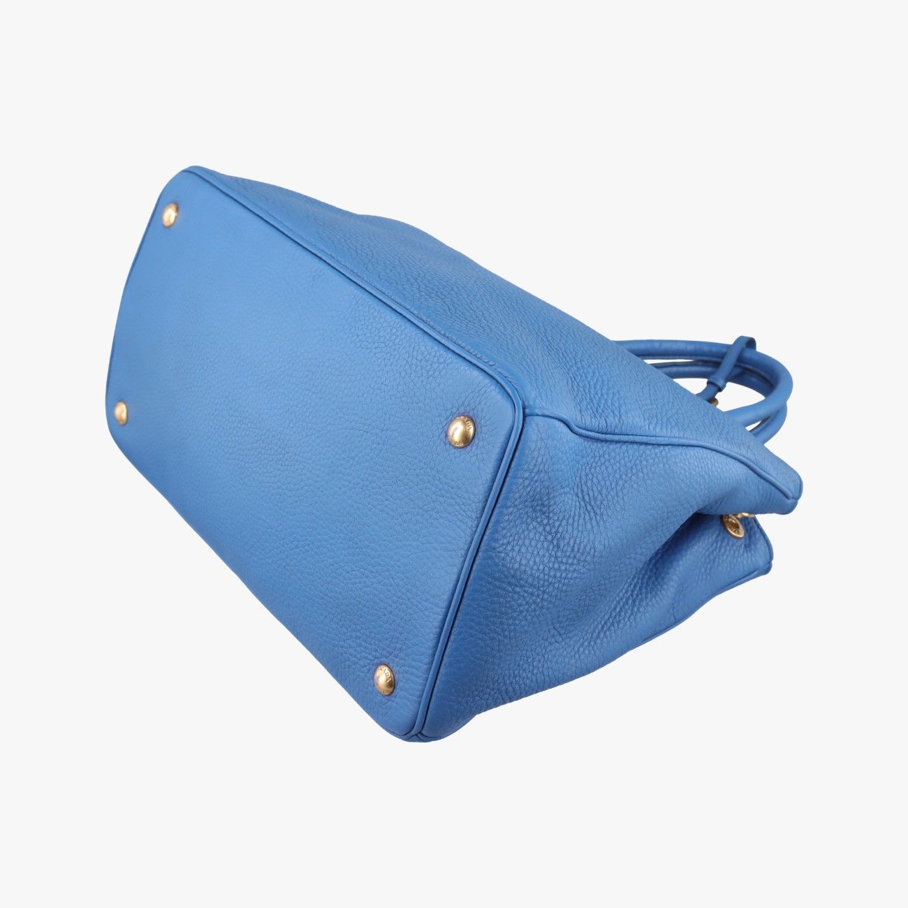 Prada Tote Blue Leather 64 — view 4