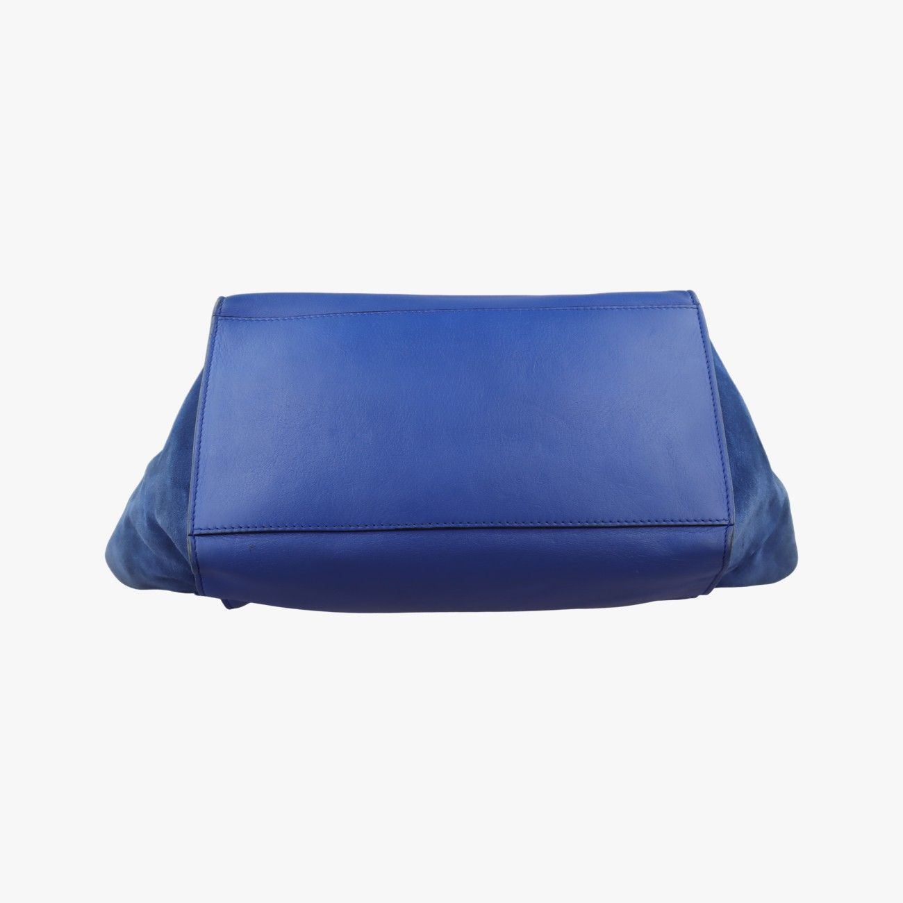 Celine Blue Leather Messenger Bag — view 3