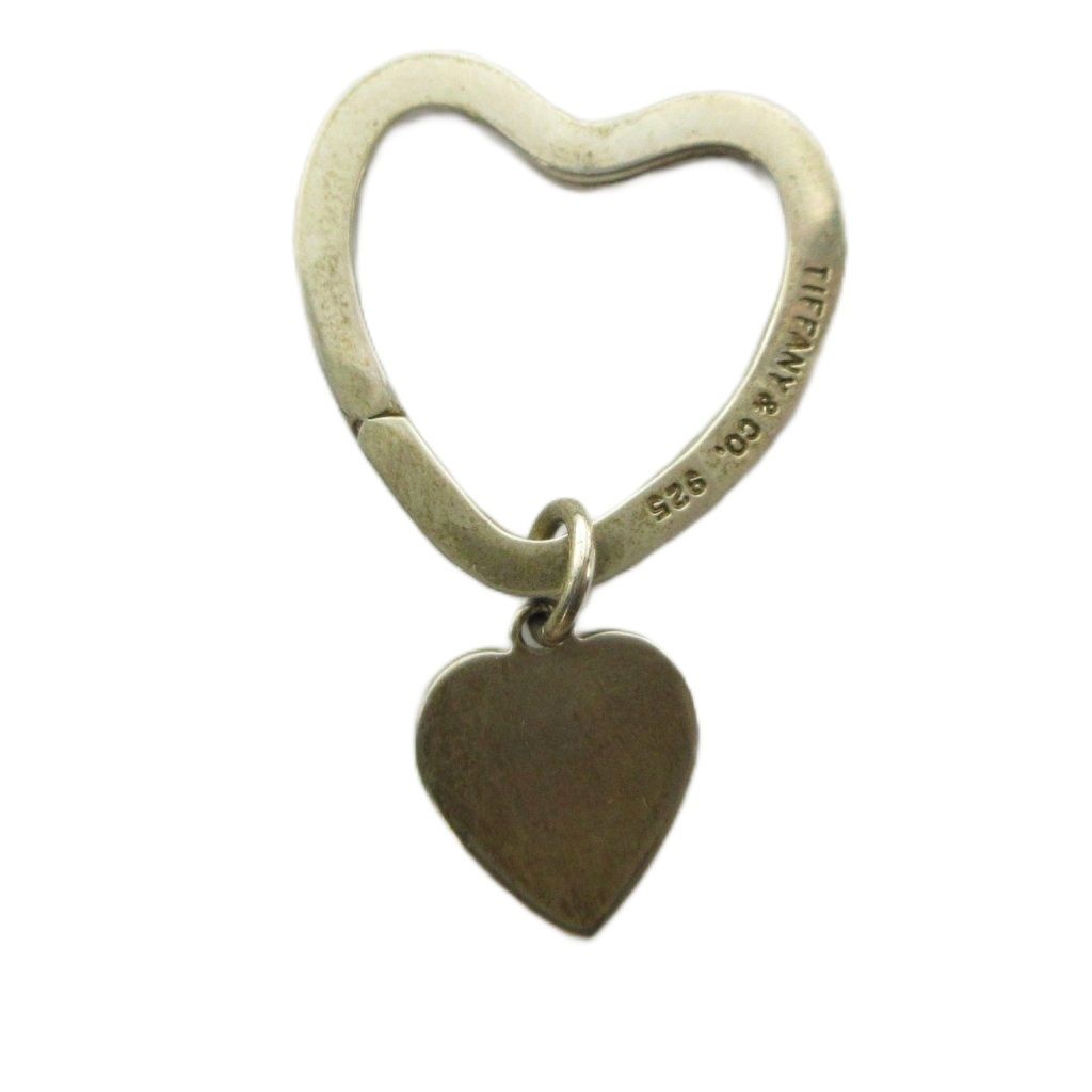 Tiffany & Co Open Heart Tree Ring Key Holder Silver — view 2