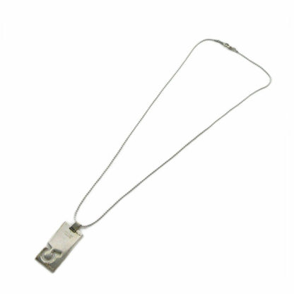 Gucci Necklace Logo Plate tag Silver — view 4