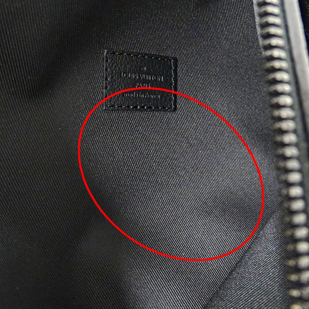 Louis Vuitton Monogram Belt Bag Noir Black — view 8
