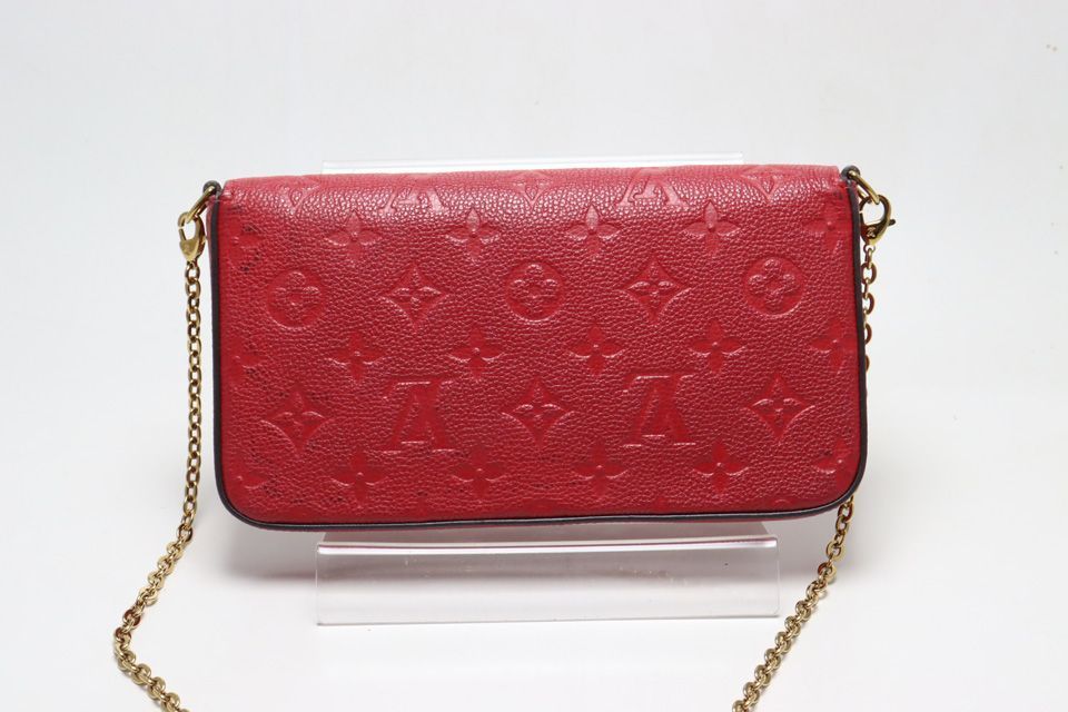 Louis Vuitton Monogram Empreinte Pochette Leather Che Wallet — view 2