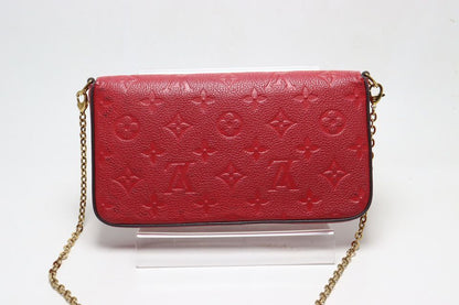 Louis Vuitton Monogram Empreinte Pochette Leather Che Wallet — view 2