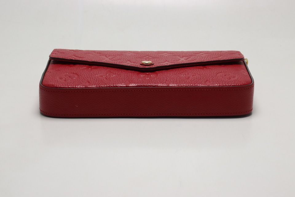 Louis Vuitton Monogram Empreinte Pochette Leather Che Wallet — view 3