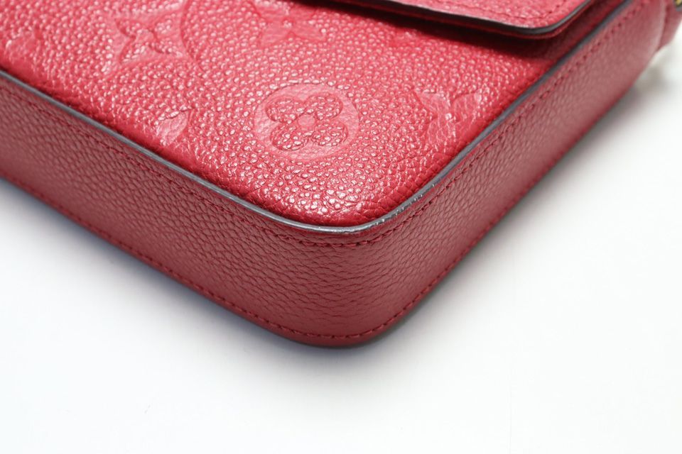 Louis Vuitton Monogram Empreinte Pochette Leather Che Wallet — view 4