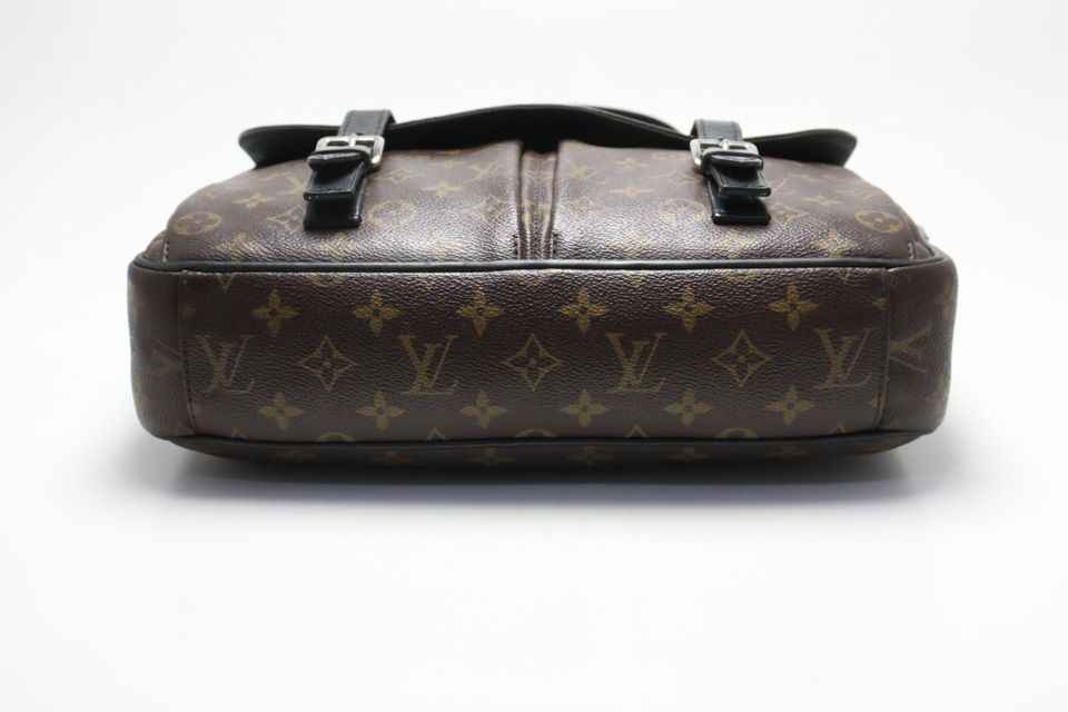 Louis Vuitton Monogram Macassar Leather Shoulder Bag — view 3