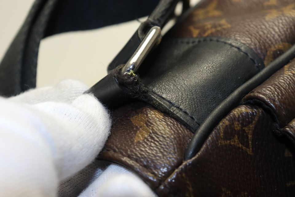 Louis Vuitton Monogram Macassar Leather Shoulder Bag — view 8