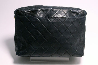 Chanel Stand Quilted GD Leather Shoulder Bag — view 2