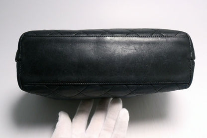 Chanel Stand Quilted GD Leather Shoulder Bag — view 3