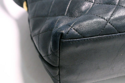 Chanel Stand Quilted GD Leather Shoulder Bag — view 5