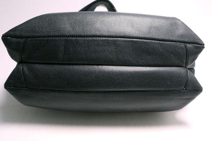 Chanel Stand Caviar Leather CC Logo GD Shoulder Bag — view 3