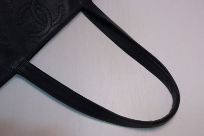 Chanel Stand Caviar Leather CC Logo GD Shoulder Bag — view 6