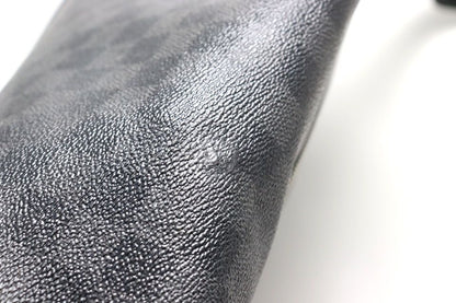 Louis Vuitton Damier Graphite Da MM Leather Shoulder Bag — view 8