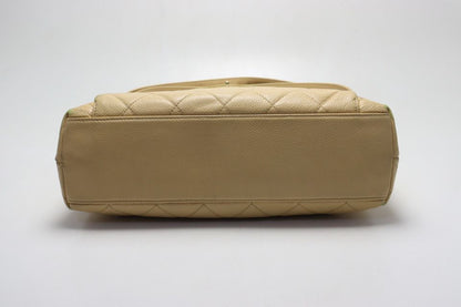 Chanel Stand Quilted Caviar Leather GD Che Handbag — view 3