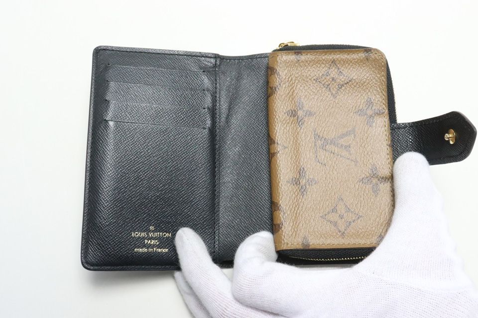 Louis Vuitton Monogram Portefeuille Juliette Leather Wallet — view 4