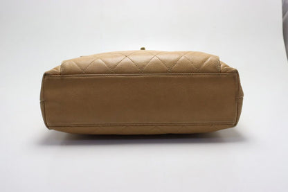 Chanel Stand Quilted Caviar Leather GD Che Handbag — view 3