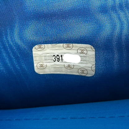 Chanel Wallet CC Logo Blue Gold — view 7