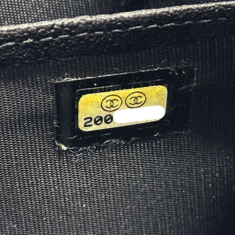 Chanel Wallet Quilted Leather Black Silver — view 7