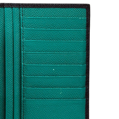 Bvlgari Wallet Leather Navy Green — view 8
