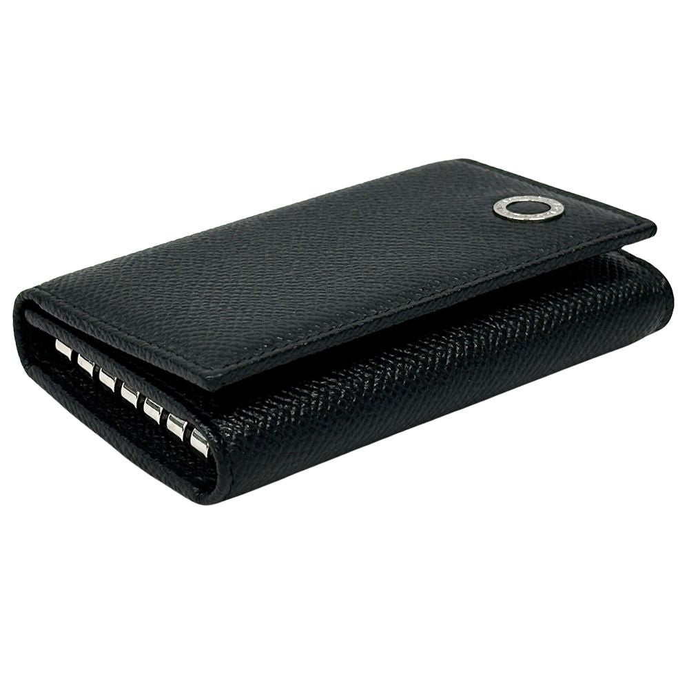 Bvlgari Key Case Leather Black 6 Compact Key Holder — view 3