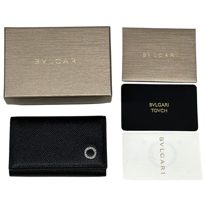 Bvlgari Key Case Leather Black 6 Compact Key Holder — view 7
