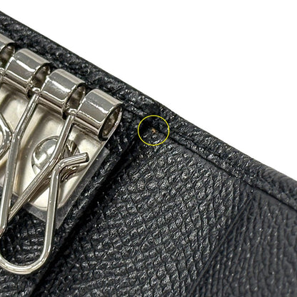 Bvlgari Key Case Leather Black 6 Compact Key Holder — view 8