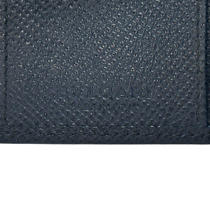 Bvlgari Key Case Leather Navy 6 Compact Key Holder — view 6