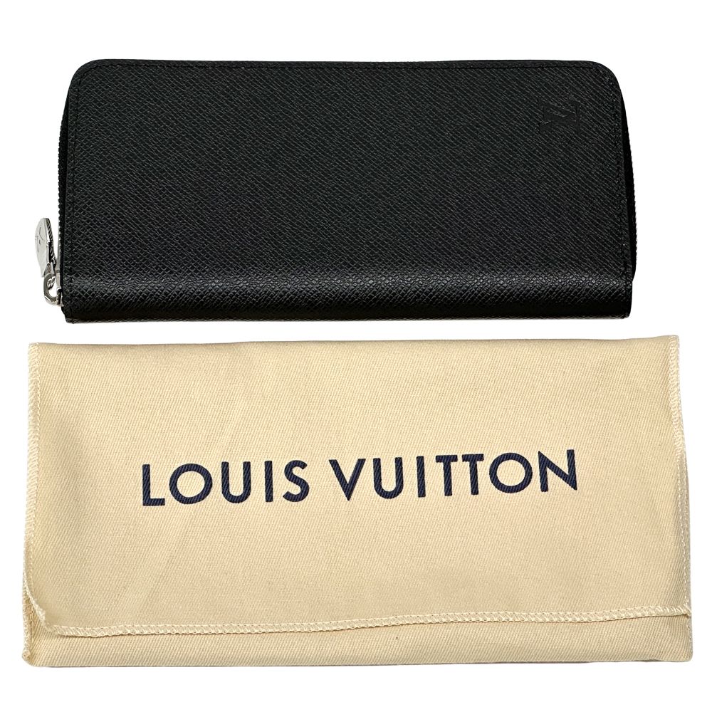 Louis Vuitton Wallet Taiga Noir Black — view 6