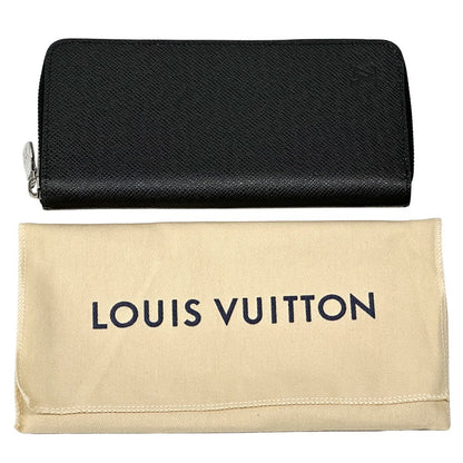Louis Vuitton Wallet Taiga Noir Black — view 6