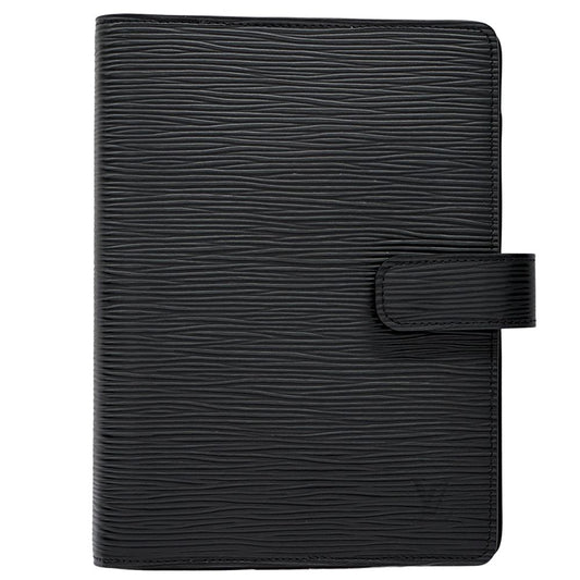Louis Vuitton Pocket Bookcover Epi MM Noir Black Agenda