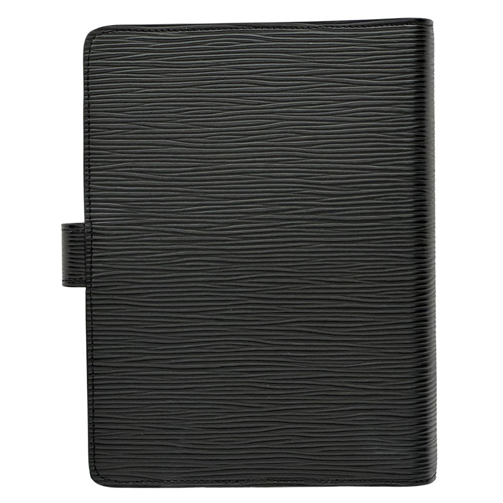 Louis Vuitton Pocket Bookcover Epi MM Noir Black Agenda — view 2