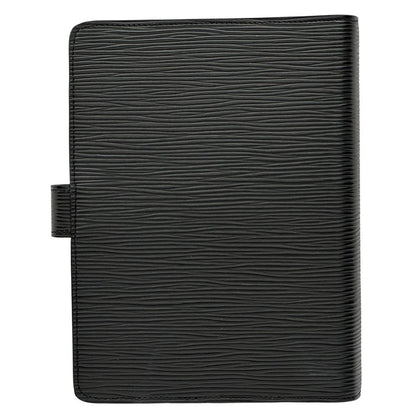 Louis Vuitton Pocket Bookcover Epi MM Noir Black Agenda — view 2