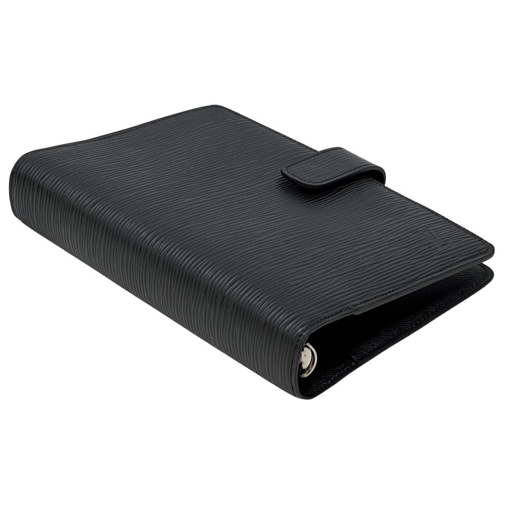 Louis Vuitton Pocket Bookcover Epi MM Noir Black Agenda — view 3