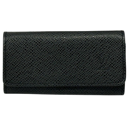 Louis Vuitton Key Case Taiga Multicles 4 Noir Black Key Holder