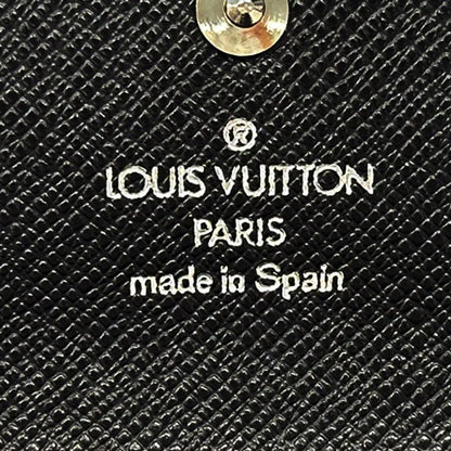 Louis Vuitton Key Case Taiga Multicles 4 Noir Black Key Holder — view 5