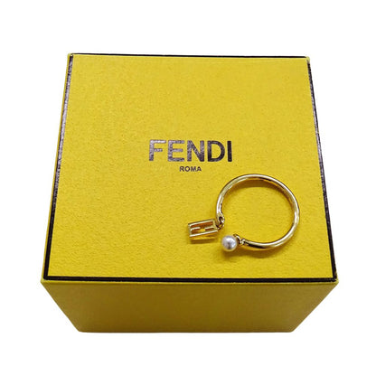 Fendi Ring Metal pearl Gold — view 6