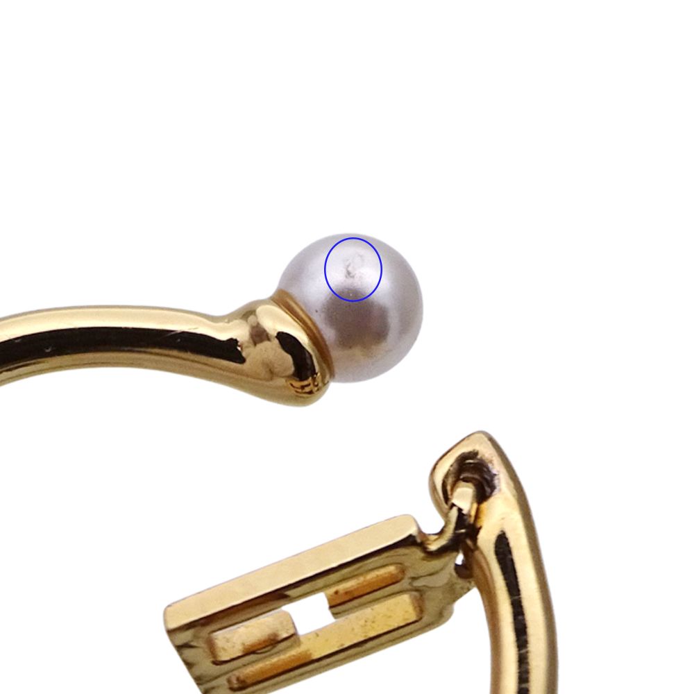 Fendi Ring Metal pearl Gold — view 8