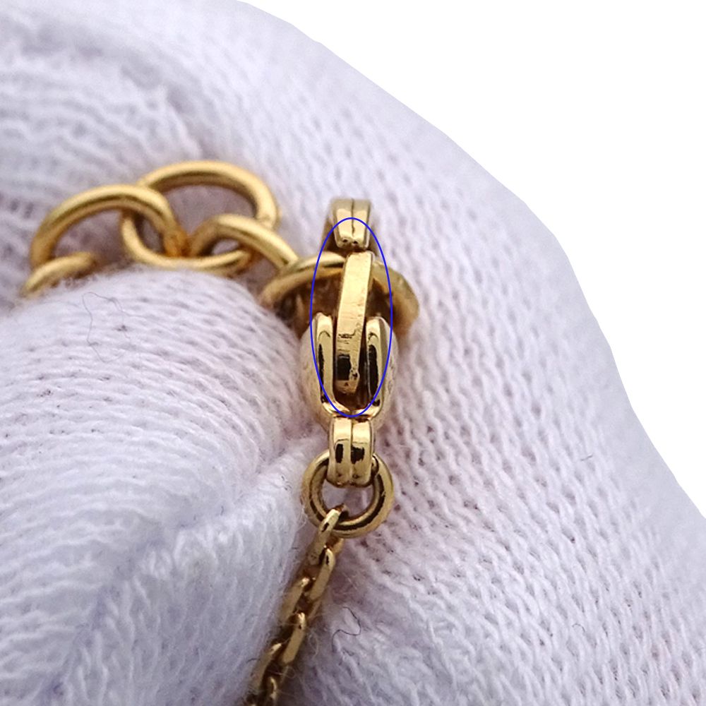 Louis Vuitton Bracelet Metal Line Gold — view 7