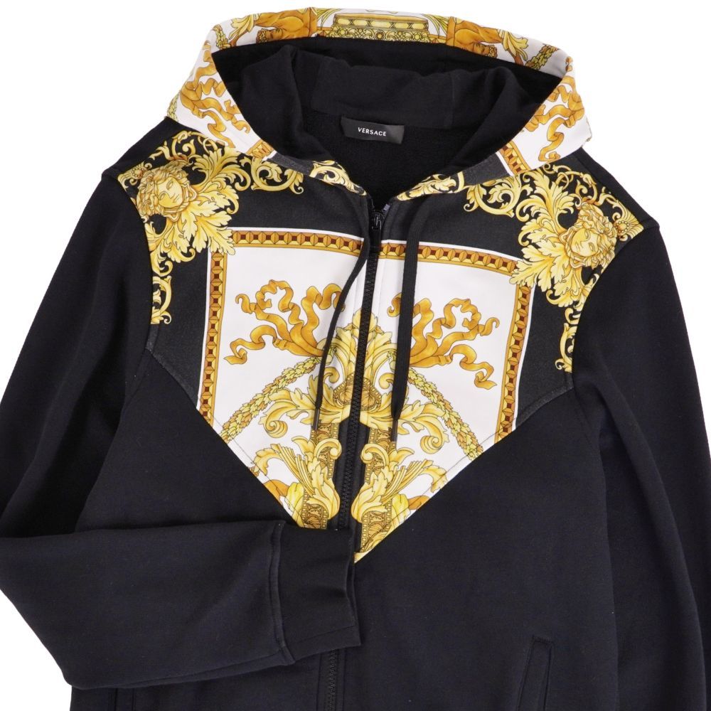 Versace Hoodie Baroque Pattern Sweatshirt — view 3