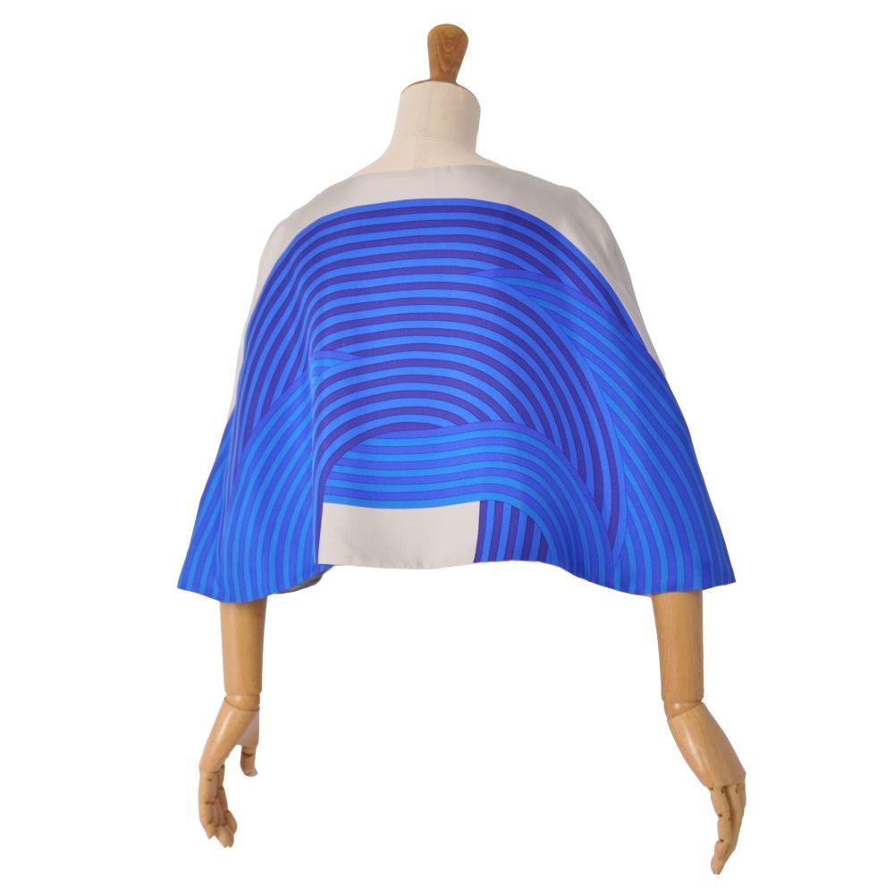 Hermes Shirt Blouse Poncho Silk Allover Top — view 5